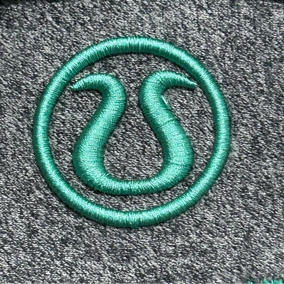 Lululemon Scuba Full-Zip Hoodie Size Small Grey Mint Om Symbol - Picture 3 of 4